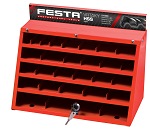 CSIGA FÚRÓ HSS 4241 KÍNÁLÓ ÁLLVÁNY TÖLTÖTT(FEKETE)