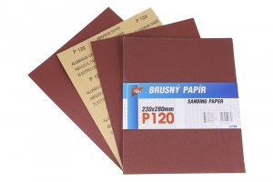 CSISZOLÓ PAPÍR 230X280MM P120 10DB/CS