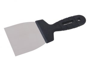 SPAKLI INOX FESTÉKKAPARÓ-KÖNNYÍTETT NYÉLLEL 100MM